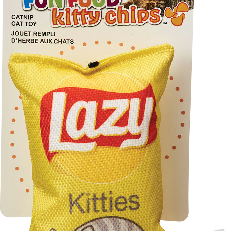 SPOT, Fun Food, Kitty Chips - Asst 4" - Chase Cat Toy image number null