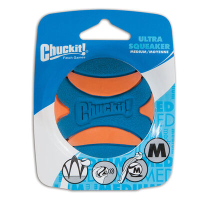 Chuckit!, Ultra Squeaker Ball - Medium - Toss Dog Toy
