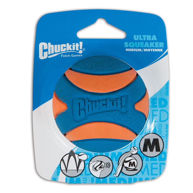 Chuckit!, Ultra Squeaker Ball - Medium - Toss Dog Toy image number null