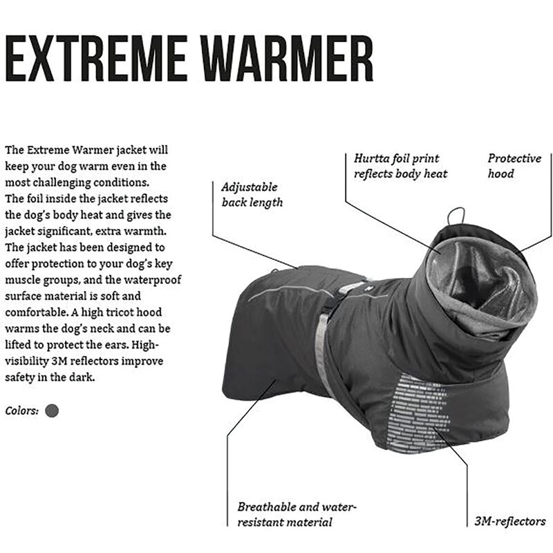 Hurtta, Extreme Warmer 2 - Lingon image number null
