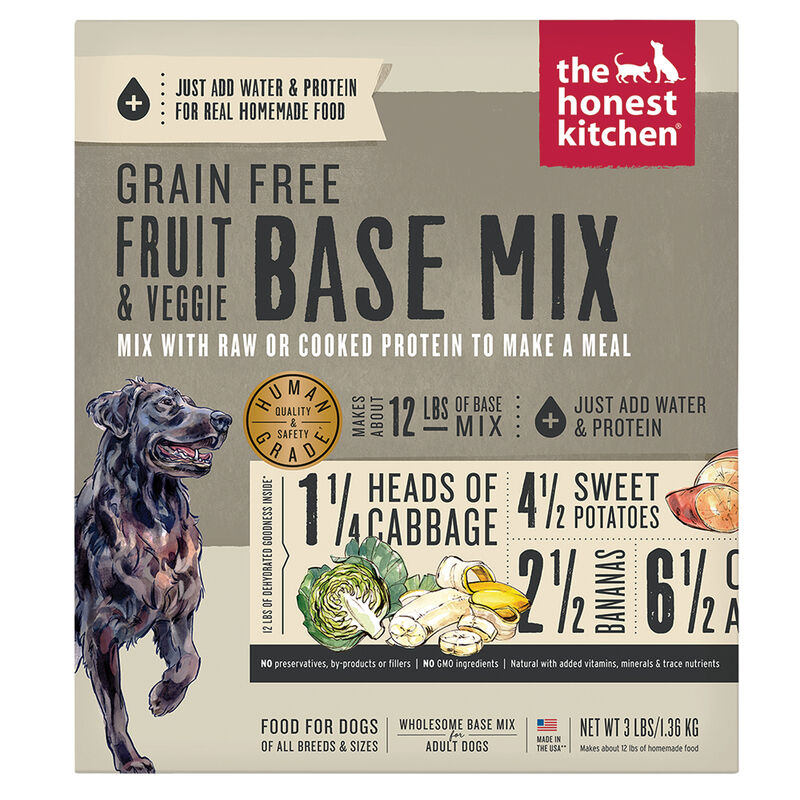 The Honest Kitchen, Grain Free Fruit & Veggie - Freeze Dried Dog Food image number null