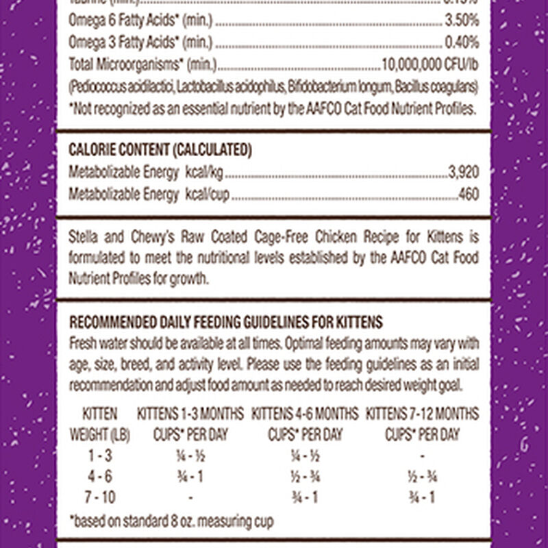 Stella & Chewy's, Kitten - Raw Coated - Chicken - 1.13 kg image number null