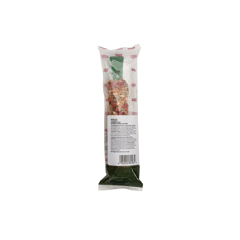 Living World, Small Animal Sticks - Vegetable - 45 g image number null