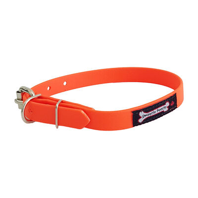 Smoochy Poochy, Polyvinyl Collar - Orange - 5/8" Width - 14"