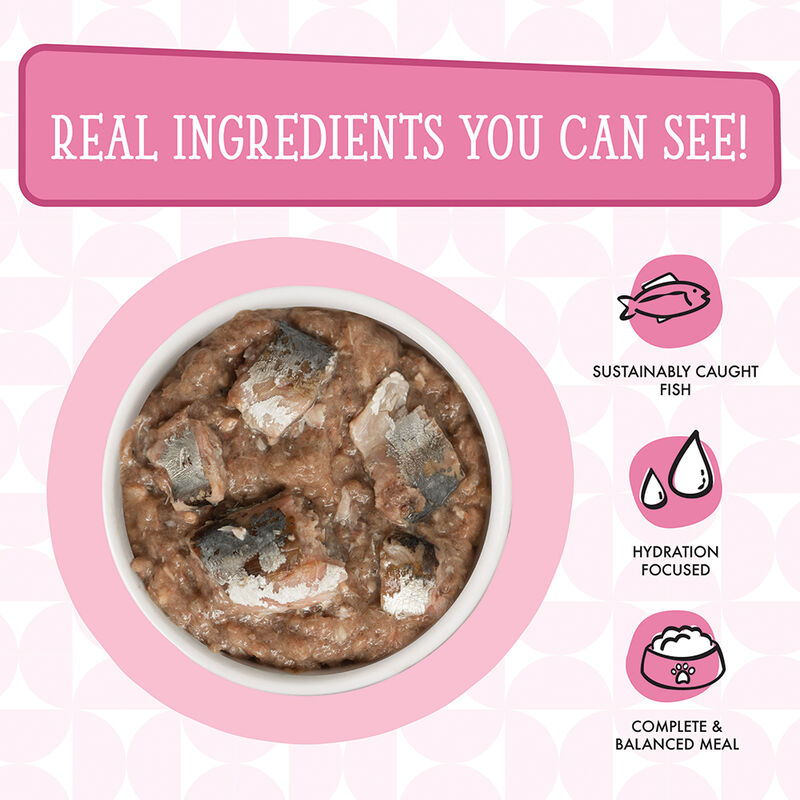 Weruva, Can Feline  -Kitty Gone Wild-Wild Salmon-170g - Minced - Wet Cat Food image number null