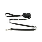 Smoochy Poochy, Optional Hands-Free Lead - Black - 1" Width - 8' image number null
