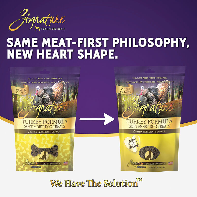 Zignature, Soft Moist Treats - Limited Ingredient - Grain Free - Turkey - 113 g image number null