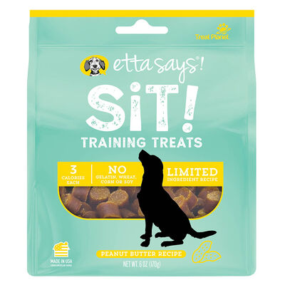 Etta Says!, Sit! Training Treats - Peanut Butter