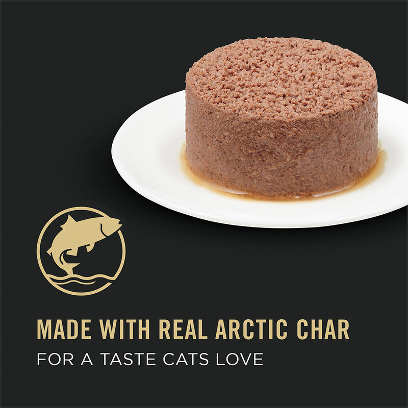 Pro Plan, Adult Cat Sensitive Skin & Stomach Grain-Free - Arctic Char - 85 g - Wet Cat Food image number null