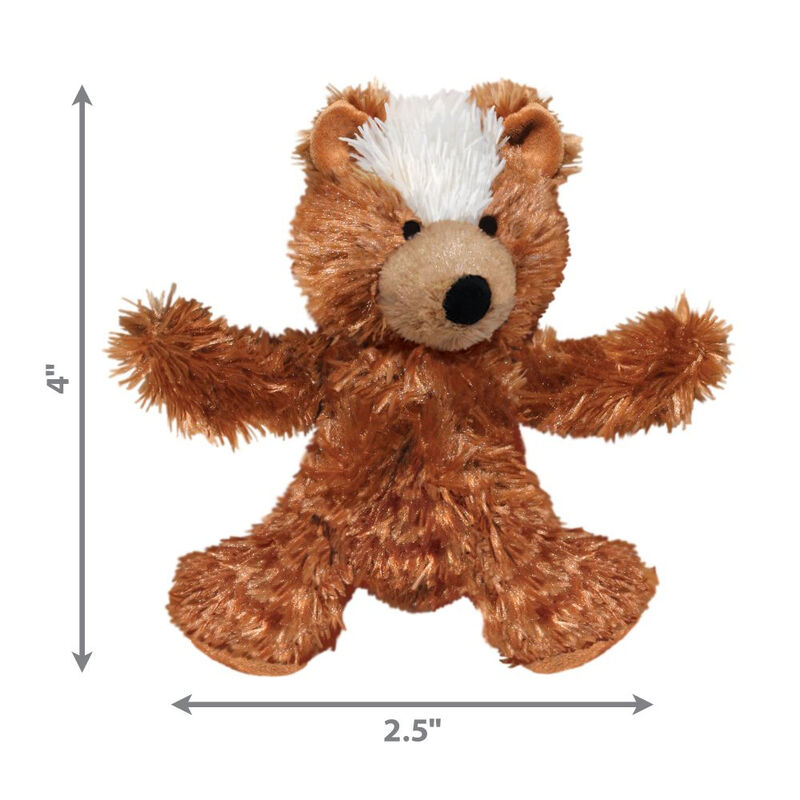 KONG, Dr. Noyz Teddy Bear - X-Small - Plush Dog Toy image number null