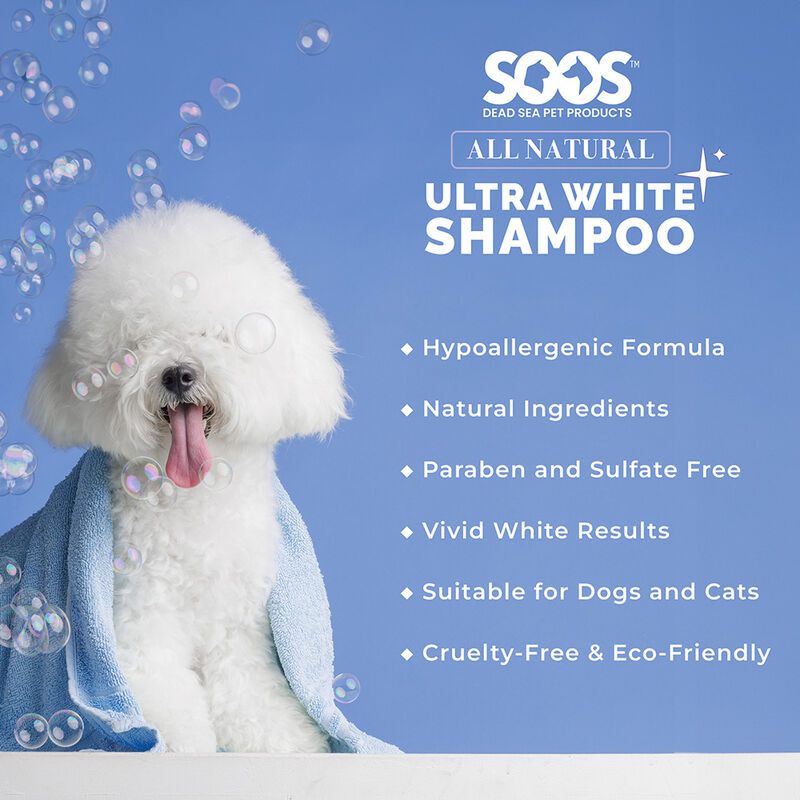 Soos, All Natural Ultra White Hypoallergenic Shampoo image number null