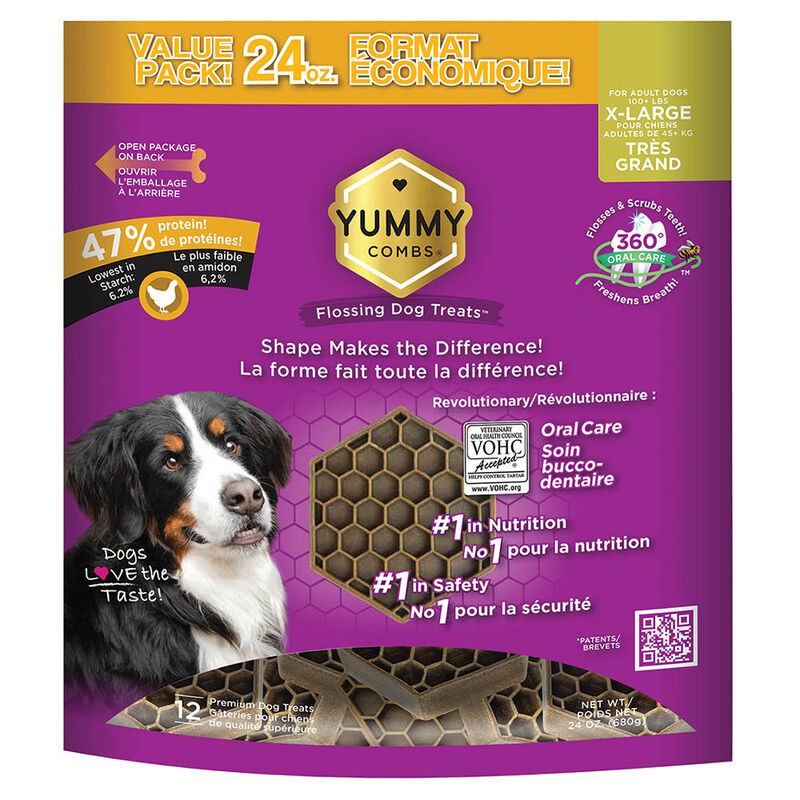 Pet's Best Life, Yummy Combs - Chicken - X-Large image number null