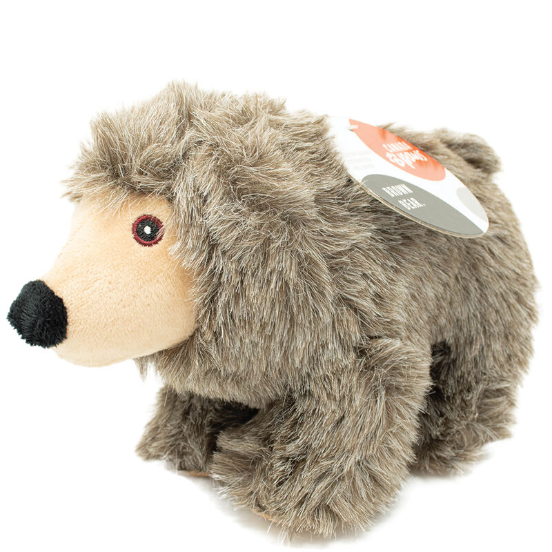 Canada Paws, Brown Bear - 9" - Plush Dog Toy image number null