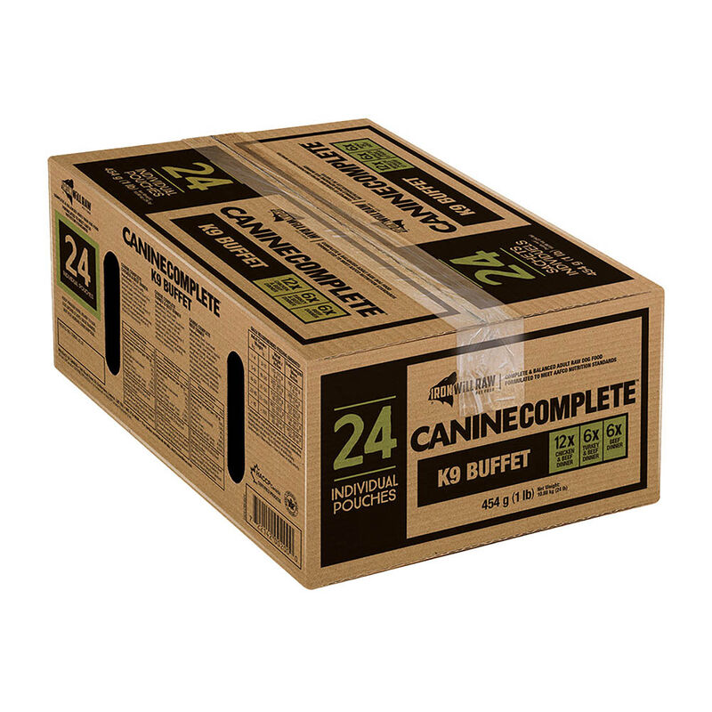 Iron Will Raw, Canine Complete, K9 Buffet - 454 g  x 24 image number null