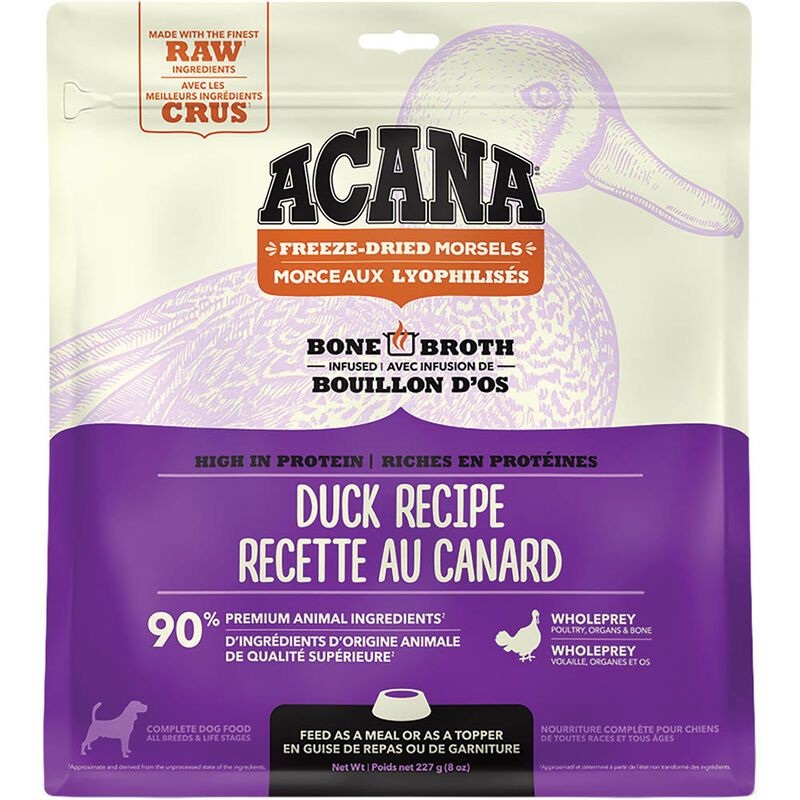 Acana, Adult - FD Morsels - Duck - 227 g - Freeze Dried Dog Food image number null
