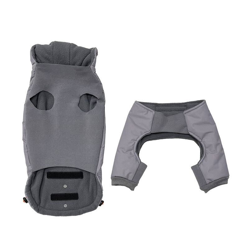 Goo-eez, Hooded Full Body Snowsuit - Light Grey image number null