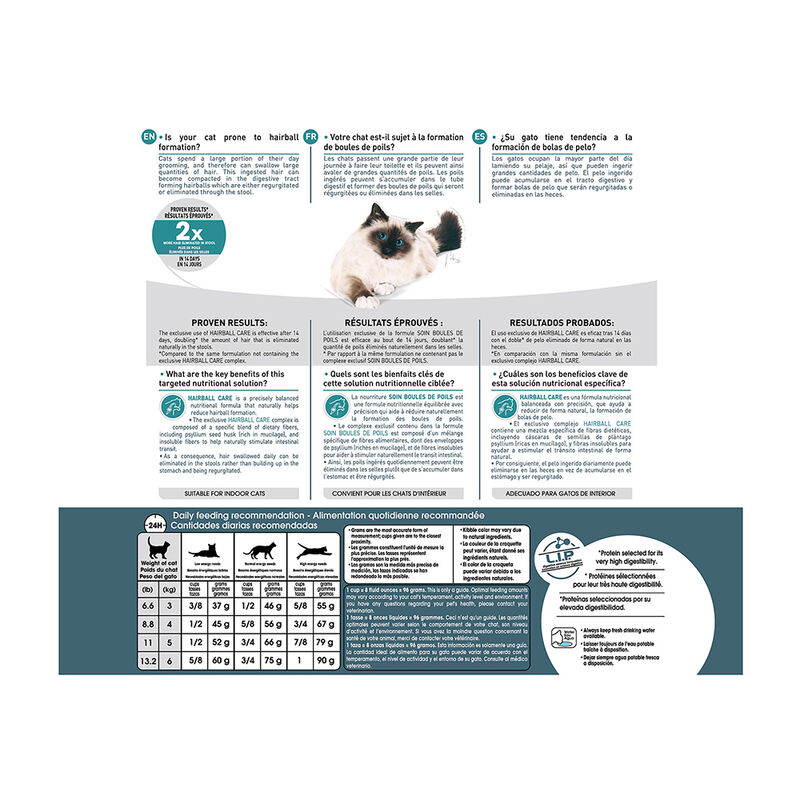 Royal Canin, Feline Care Nutrition Indoor Hairball Care - Dry Cat Food image number null