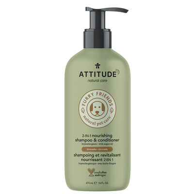 Furry Friends - Natural Pet Care, 2-in-1 Nourishing Shampoo & Conditioner - Lavender - 473 ml