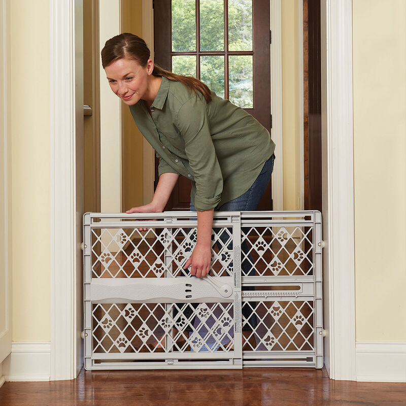 North States, Mypet Paws Portable Petgate - Grey image number null