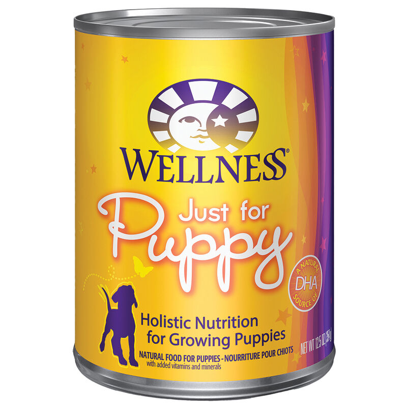 Wellness, Canned Dog Food, Just for Puppy - Wet Dog Food image number null