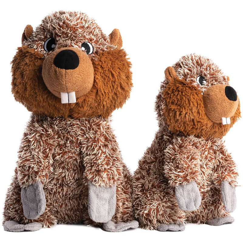 FabDog, Fluffy Dog Toy - Beaver image number null