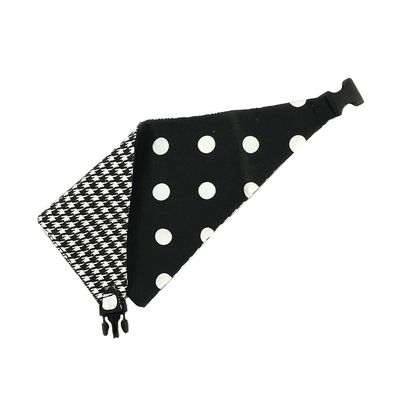 Uptown Pups, Bandana Reversible - Black & White image number null