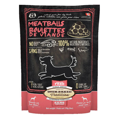 Oven Baked, Mini Meat Balls Chicken & Pork - Dog Treats