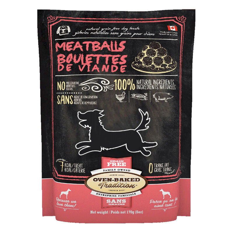 Oven Baked, Mini Meat Balls Chicken & Pork - Dog Treats image number null