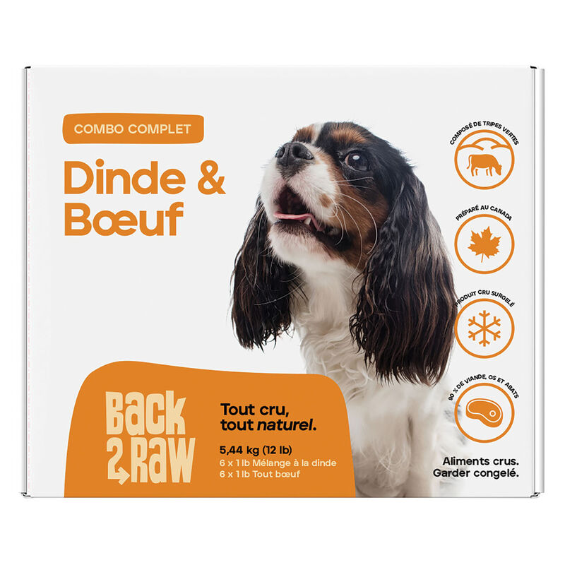 Back2Raw, Complete - Turkey & Beef - 12 x 1 lb image number null