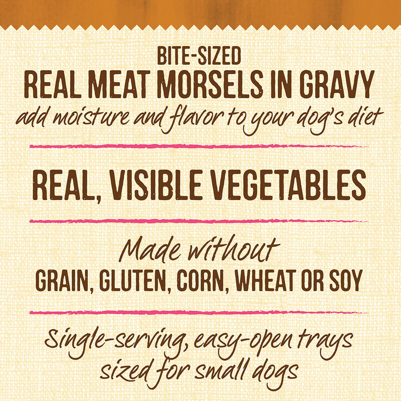 Merrick, Lil'Plates Grain Free Tiny Thanksgiving Day Dinner - 99 g - Wet Dog Food image number null