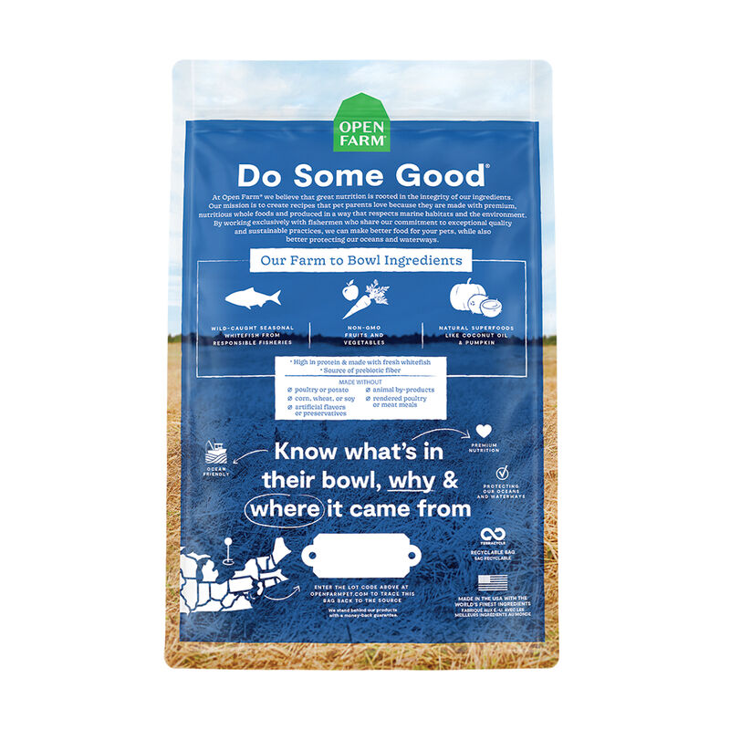 Open Farm, Catch-Of-The-Season Whitefish - 1.81 kg - Dry Dog Food image number null