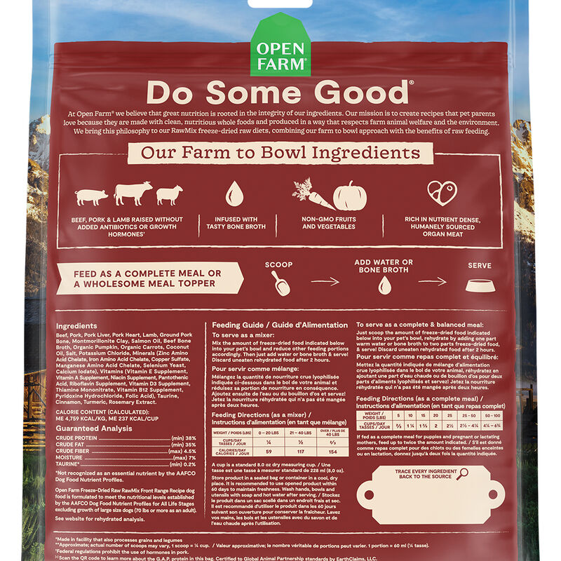 Adult - Freeze-Dried RawMix Morsels - Front Range - 383 g - Freeze-Dried Dog Food image number null