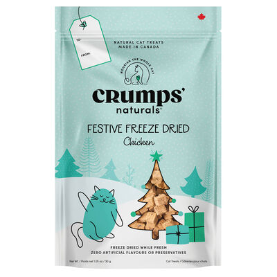Crumps' Naturals, Festive Freeze Dried Chicken - Cat Treat