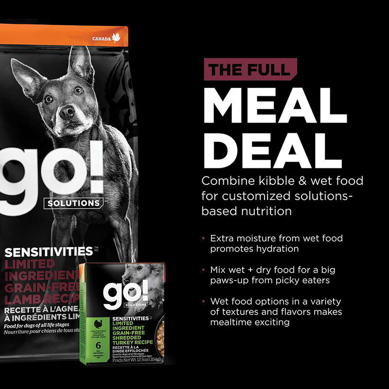 GO! SOLUTIONS, SENSITIVITIES Limited Ingredient Grain Free Lamb Recipe for dogs - Dry Dog Food image number null