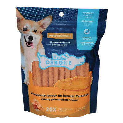 Dr. Osbone, Peanut Butter Dental Sticks for Dogs