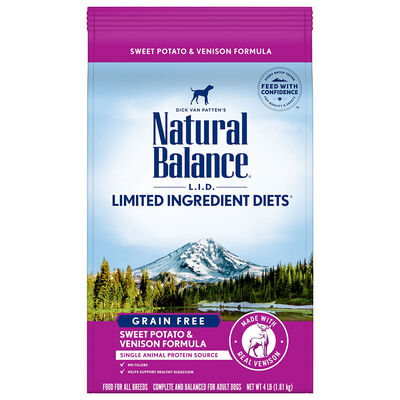 Natural Balance, Adult - LID GF - Venison & Sweet Potato - Dry Dog Food