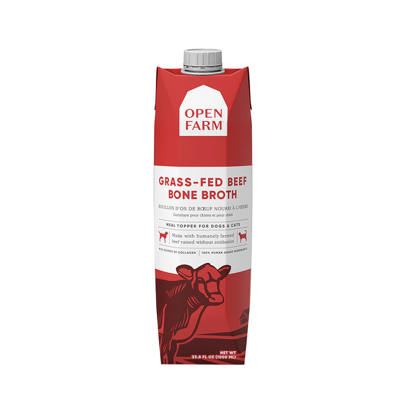 Open Farm, Tetra, Adult - Grass-Fed Beef Bone Broth - 1000 ml - Wet Dog Food image number null