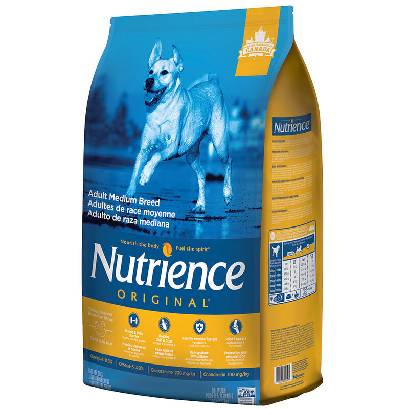 Nutrience, Adult, Medium Breed - Original - Chicken & Brown Rice - 11.5 kg - Dry Dog Food image number null