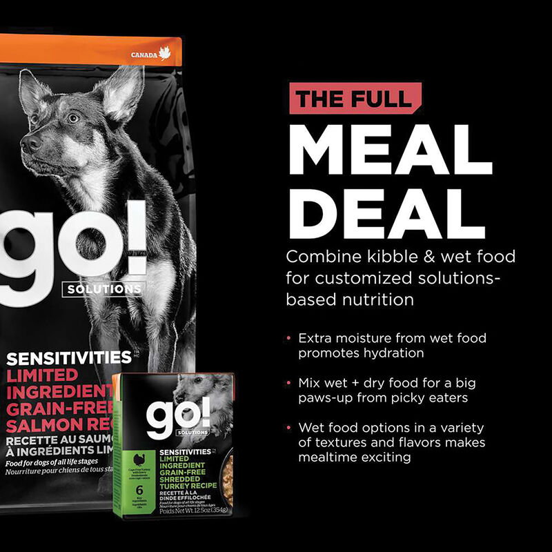 GO! SOLUTIONS, SENSITIVITIES Limited Ingredient Grain Free Salmon Recipe for dogs - Dry Dog Food image number null