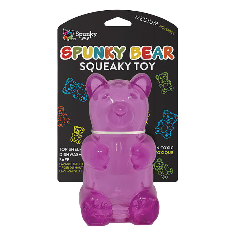 Spunky Pup, Spunky Bear - Squeaky Toy image number null