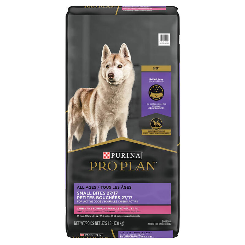 Purina Pro Plan Sport Small Bites 27/17, All Ages, Lamb & Rice Dry Dog Food image number null