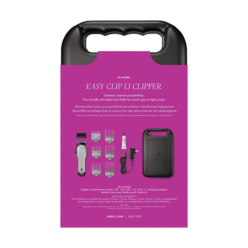 Andis, Easy Clip Li Cord/Cordless Clipper Kit - Grooming Clipper image number null