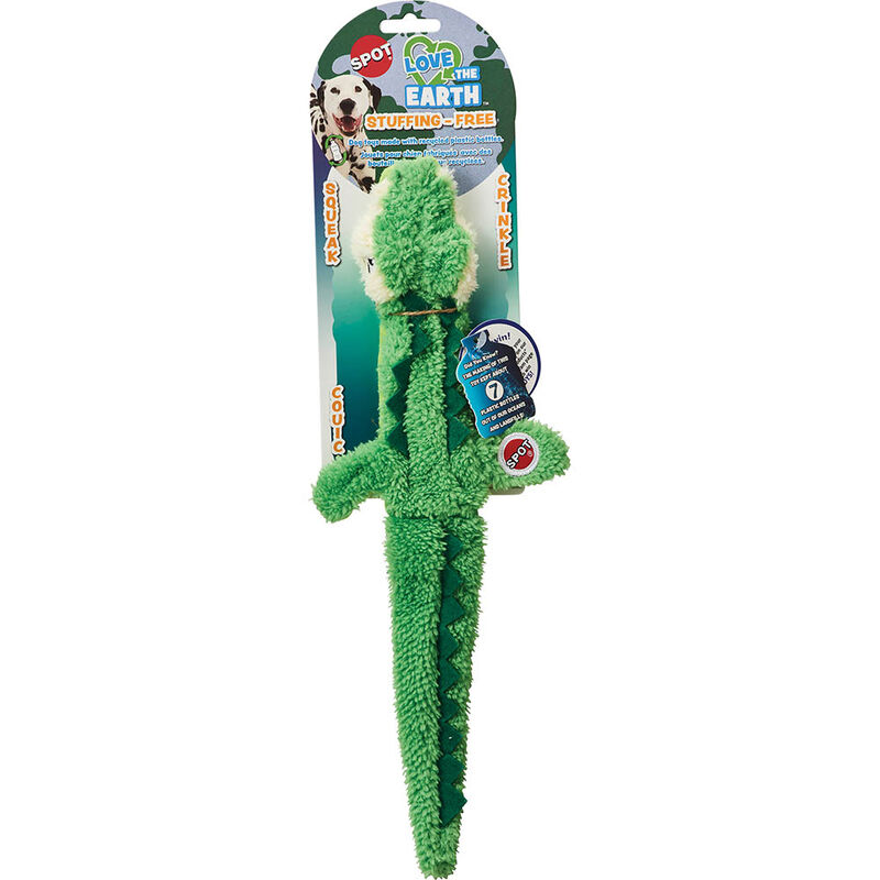 SPOT, Love the Earth, Crocodile - 14" - Plush Dog Toy image number null
