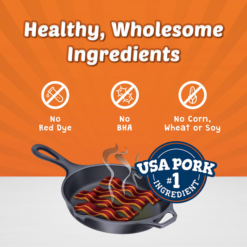 Blue Buffalo, Sizzlers - Bacon Style - Pork - 170 g - Dog Treat image number null