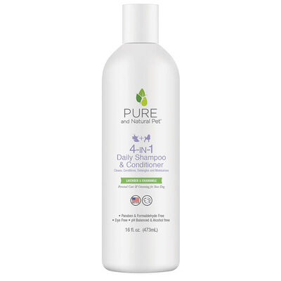 Pure and Natural Pet, 4-IN-1 Daily Shampoo - 16 oz