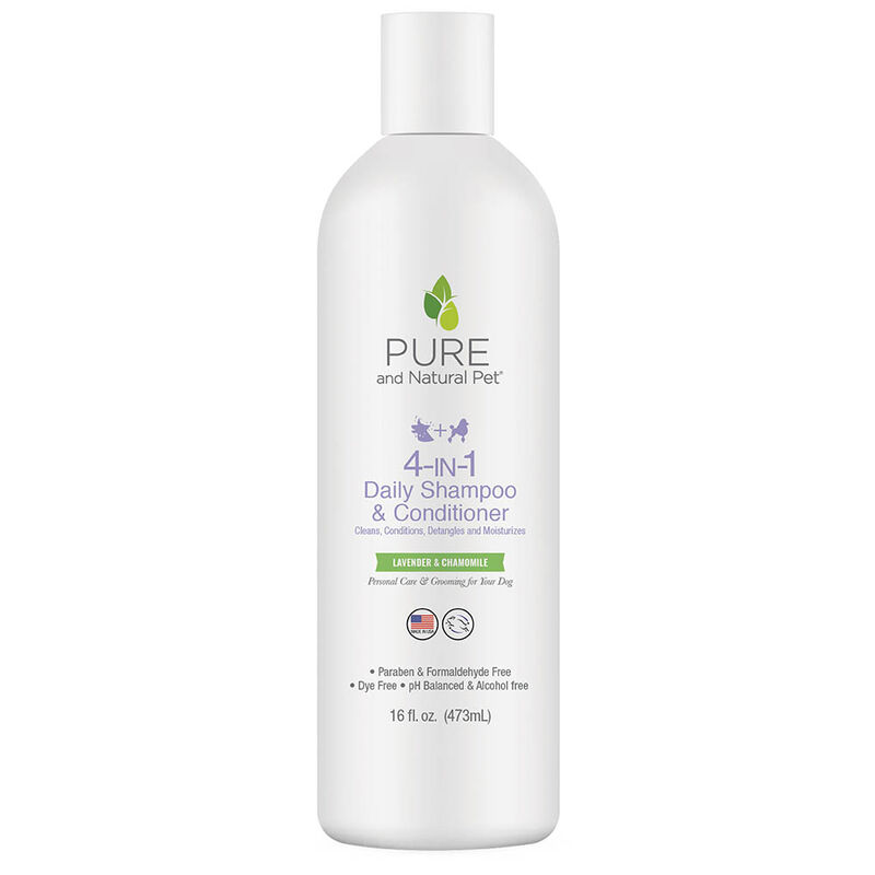 Pure and Natural Pet, 4-IN-1 Daily Shampoo - 16 oz image number null
