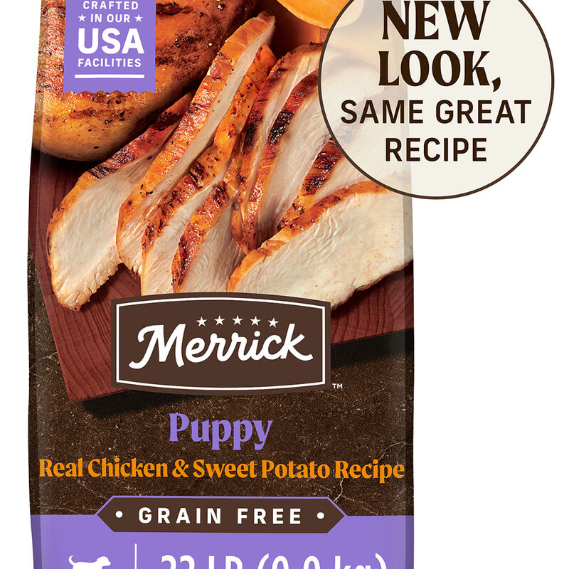 Merrick, Puppy - Grain Free Chicken & Sweet Potato - Dry Dog Food image number null
