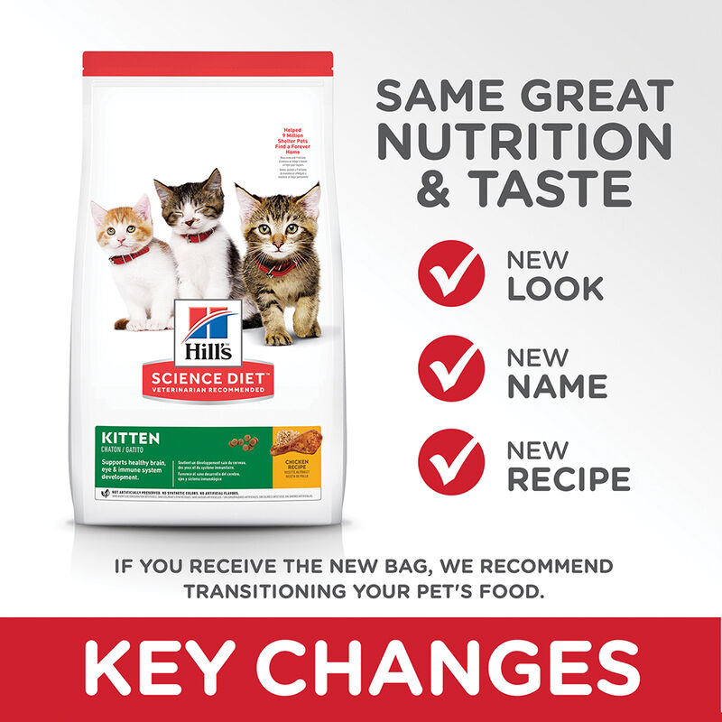 Science Diet, Kitten Chicken Recipe Dry Cat Food - Dry Cat Food image number null
