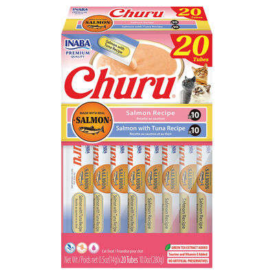 Inaba, Salmon & Tuna Variety Pack - Cat Treat