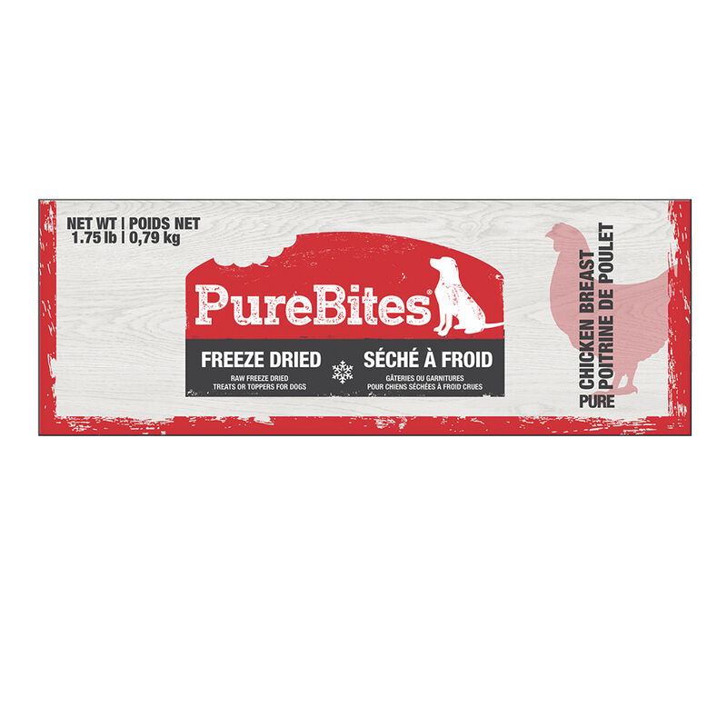 PureBites, Jumbo Size Treats - Chicken Breast - 794 g - Freeze Dried Dog Treat image number null